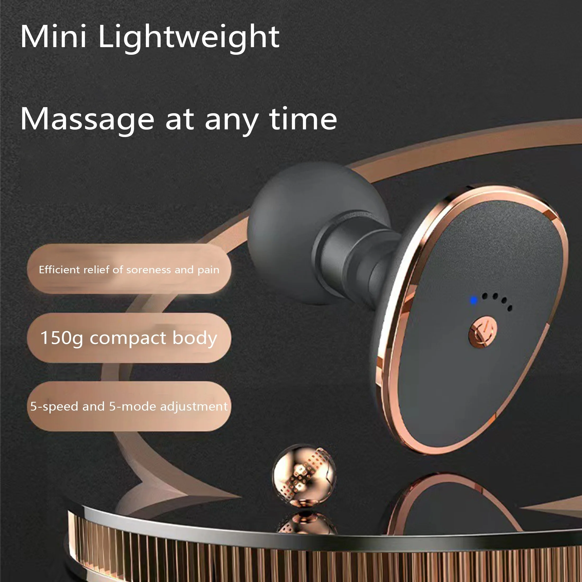 1pc Electric Massage Gun Portable Mini Neck Back Massage Gun Deep Tissue Vibration Pain Relief Massager Fitness Muscle
1pc Electric Massage Gun Portable Mini Neck Back Massage Gun Deep Tissue Vibration Pain Relief Massager Fitness Muscle