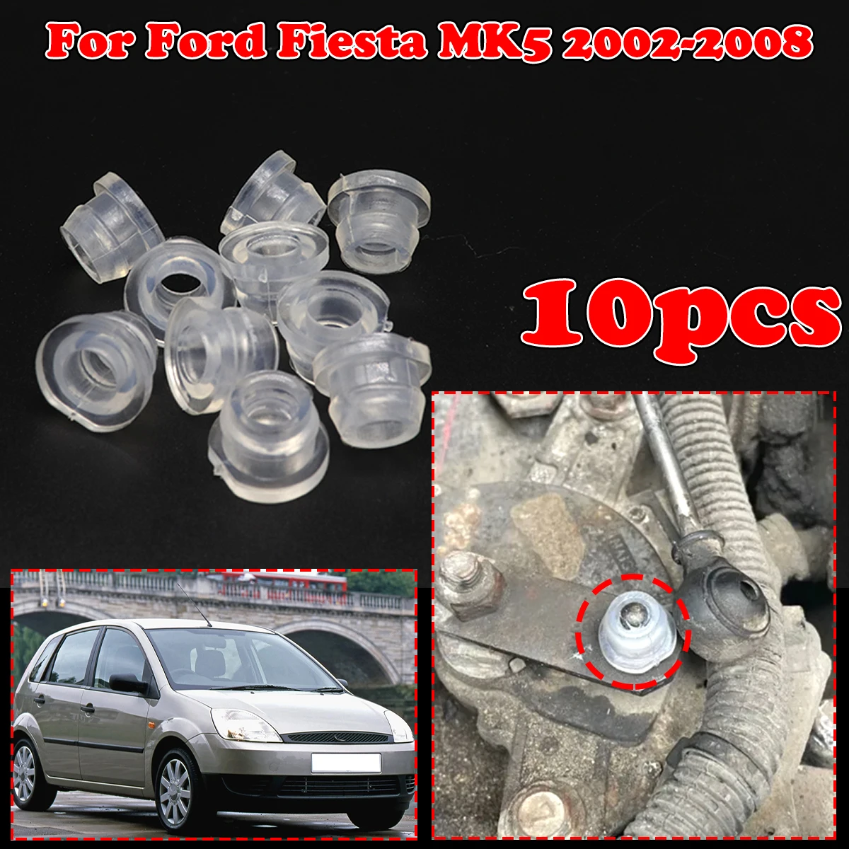 10X Gear Shift Cable Bushing For Ford Fiesta MK5 2002-2008 Gearbox Pull Head Lever Line Rubber Sleeve Transfer Case Retainer
10X Gear Shift Cable Bushing For Ford Fiesta MK5 2002-2008 Gearbox Pull Head Lever Line Rubber Sleeve Transfer Case Retainer