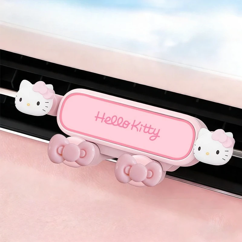 Hello Kitty Car Air Vent Phone Holder Pink Bow Cute Cartoon Adjustable Navigation Mount Auto Interior Accessories for Women Fans
Hello Kitty Car Air Vent Phone Holder Pink Bow Cute Cartoon Adjustable Navigation Mount Auto Interior Accessories for Women Fans