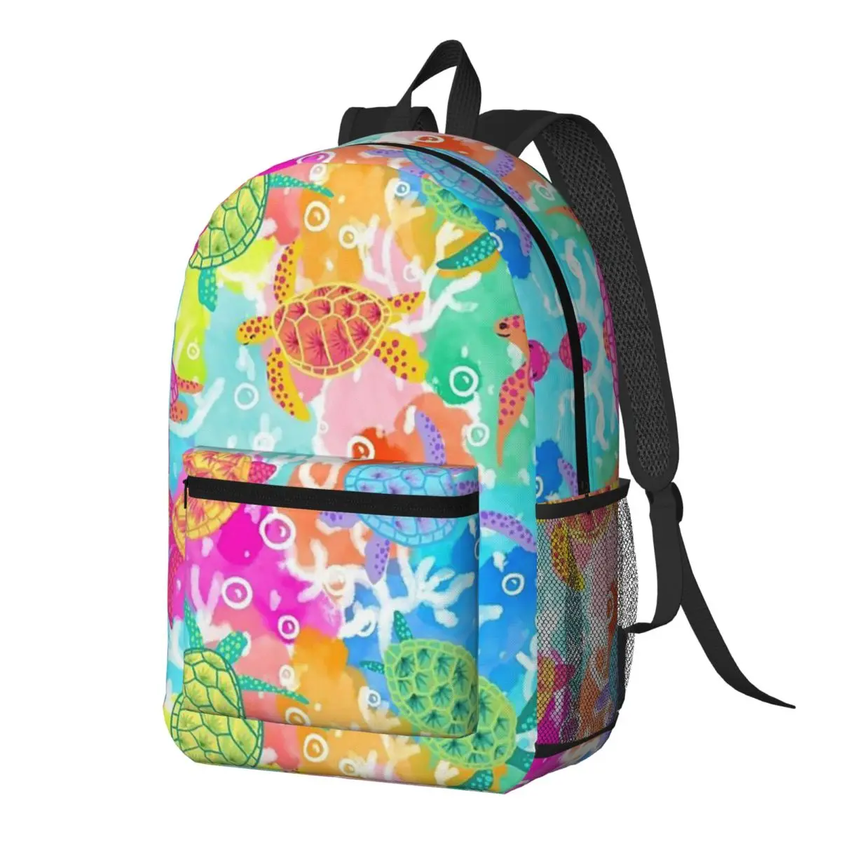 Watercolor Sea Vibrant Rainbow Turtle Backpack Daypack Large Capacity Boys Girls BookBag School Bag Shoulder Bags for Men Women
Watercolor Sea Vibrant Rainbow Turtle Backpack Daypack Large Capacity Boys Girls BookBag School Bag Shoulder Bags for Men Women