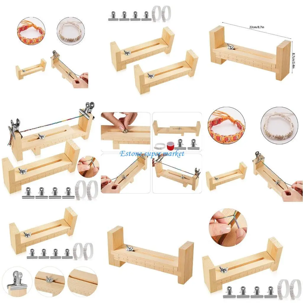 090B Paracord Jig Braiding and Knitting Wooden Frame for DIY Jewelry Bracelet Maker
090B Paracord Jig Braiding and Knitting Wooden Frame for DIY Jewelry Bracelet Maker