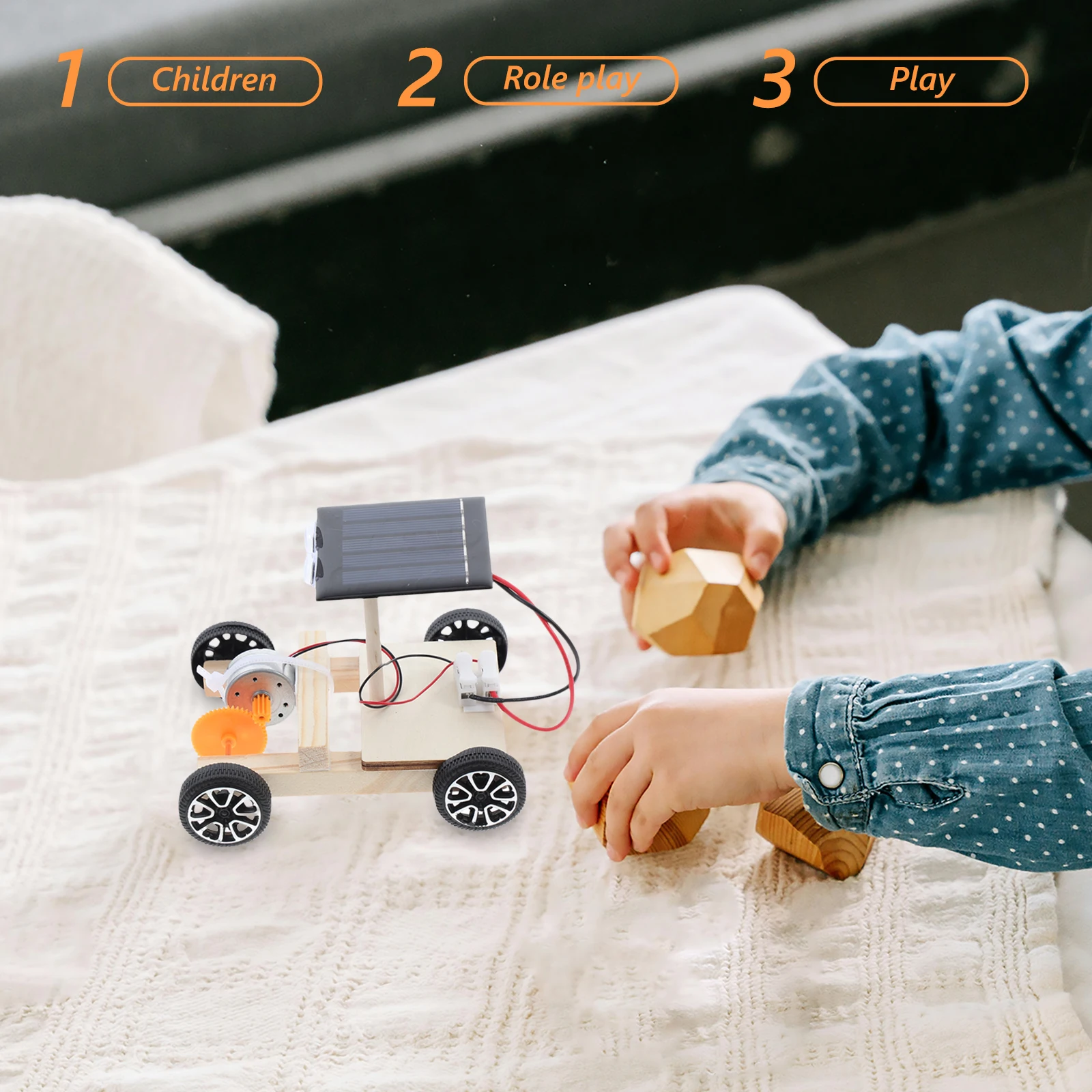 DIY Solar Kit Assembly Toy Mini Size Science Gadgets Solar Diy Car Powered Model Educational Creativity Training
DIY Solar Kit Assembly Toy Mini Size Science Gadgets Solar Diy Car Powered Model Educational Creativity Training