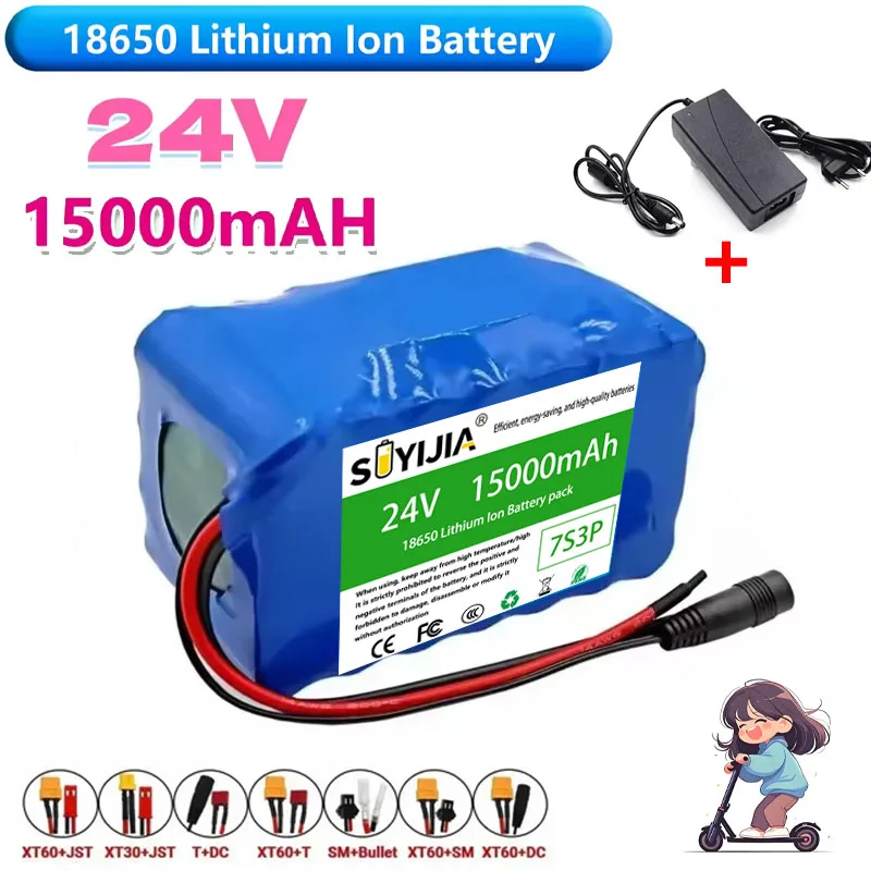 Pack De Batteries Au Lithium Rechargeables 18650 7S3P 29,4 V 15 Ah Avec BMS Adapté Aux Moteurs 24 V - 29,4 V + Chargeur 2 A
Pack De Batteries Au Lithium Rechargeables 18650 7S3P 29,4 V 15 Ah Avec BMS Adapté Aux Moteurs 24 V - 29,4 V + Chargeur 2 A
