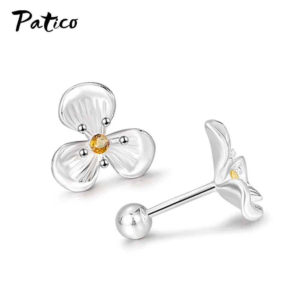Hot Selling Genuine 925 Sterling Silver Cute Dazzling Flower Pattern Stud Earrings For Women Girl Authentic Original Jewelry
Hot Selling Genuine 925 Sterling Silver Cute Dazzling Flower Pattern Stud Earrings For Women Girl Authentic Original Jewelry