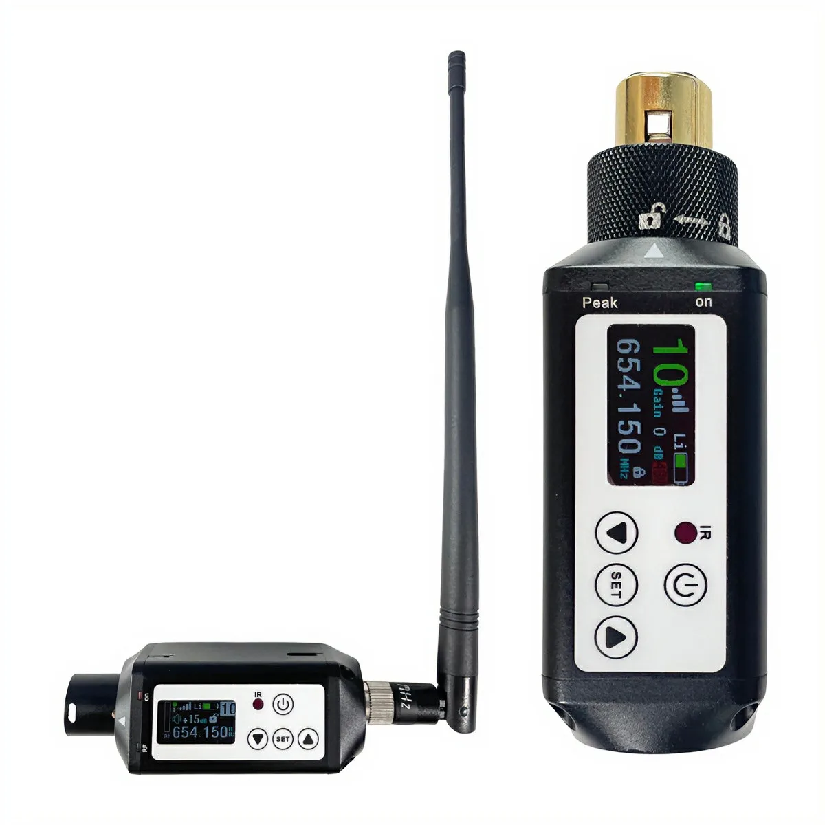 Acemic RT-1 Plug-On Wireless Microphone Adapter, XLR Audio Transmitter and Receiver System for PA Speaker, Dynamic Condenser Mic
Acemic RT-1 Plug-On Wireless Microphone Adapter, XLR Audio Transmitter and Receiver System for PA Speaker, Dynamic Condenser Mic