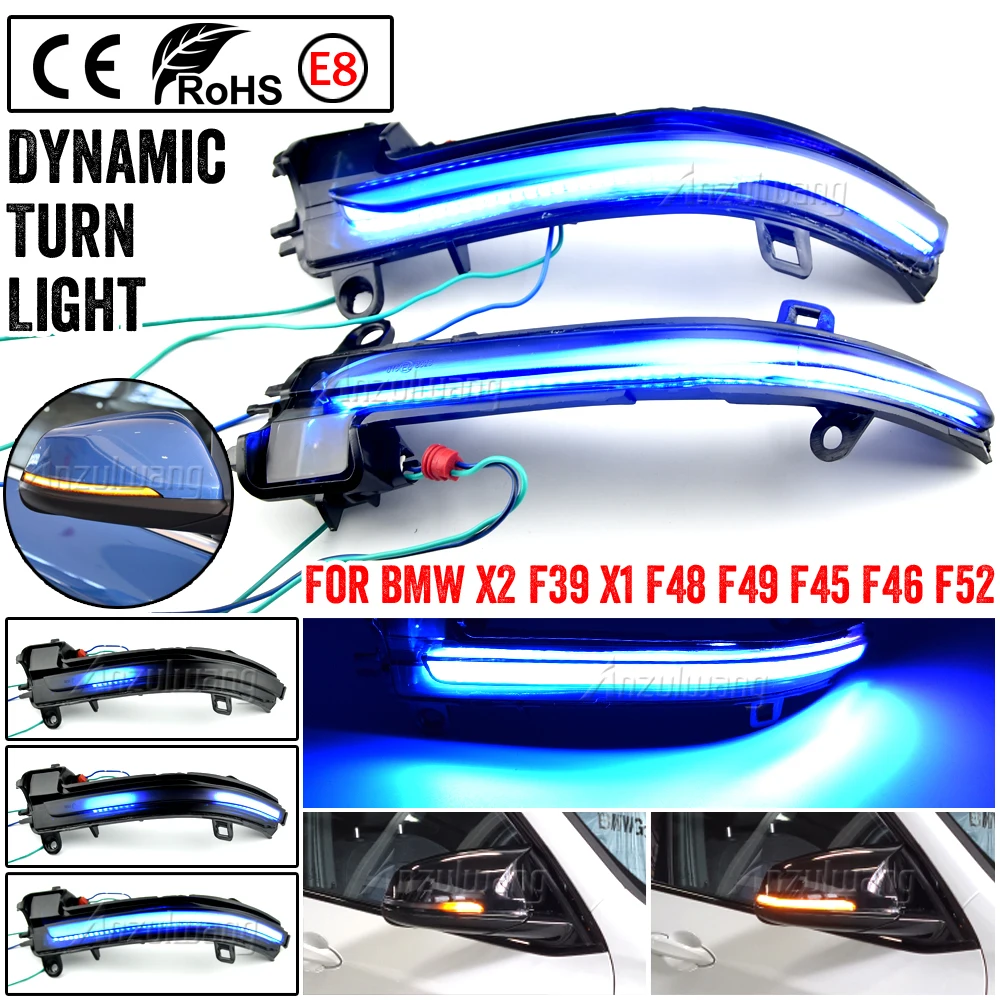 2x LED Turn Signal Light Lamp Dynamic Blinker Sequential Indicator For BMW X1 F48 X2 F39 2 Series Active Tourer F45 Gran F46
2x LED Turn Signal Light Lamp Dynamic Blinker Sequential Indicator For BMW X1 F48 X2 F39 2 Series Active Tourer F45 Gran F46