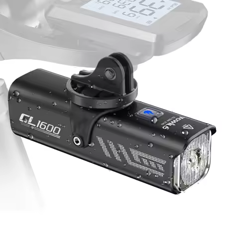 TOWILD 1600LM 자전거 라이트 5000mAh 자전거 라이트 IPX6 손전등 알루미늄 전면 램프 Type-C 충전 MTB 도로 사이클링 헤드 라이트