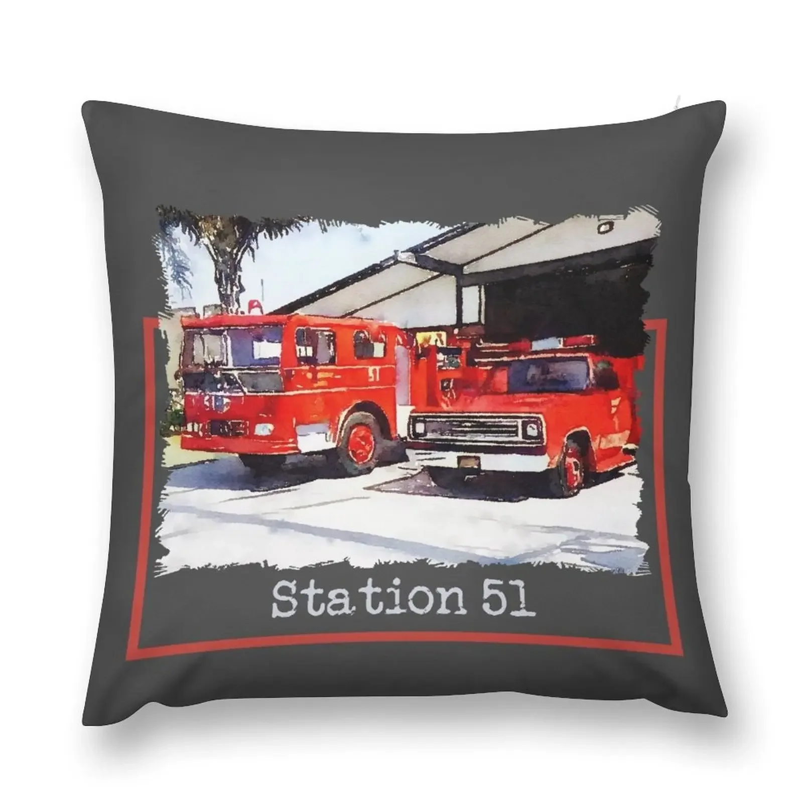 Station 51, Emergency TV Show Throw Pillow Christmas Pillow Cases pillows decor home Bed pillowcases pillow
Station 51, Emergency TV Show Throw Pillow Christmas Pillow Cases pillows decor home Bed pillowcases pillow