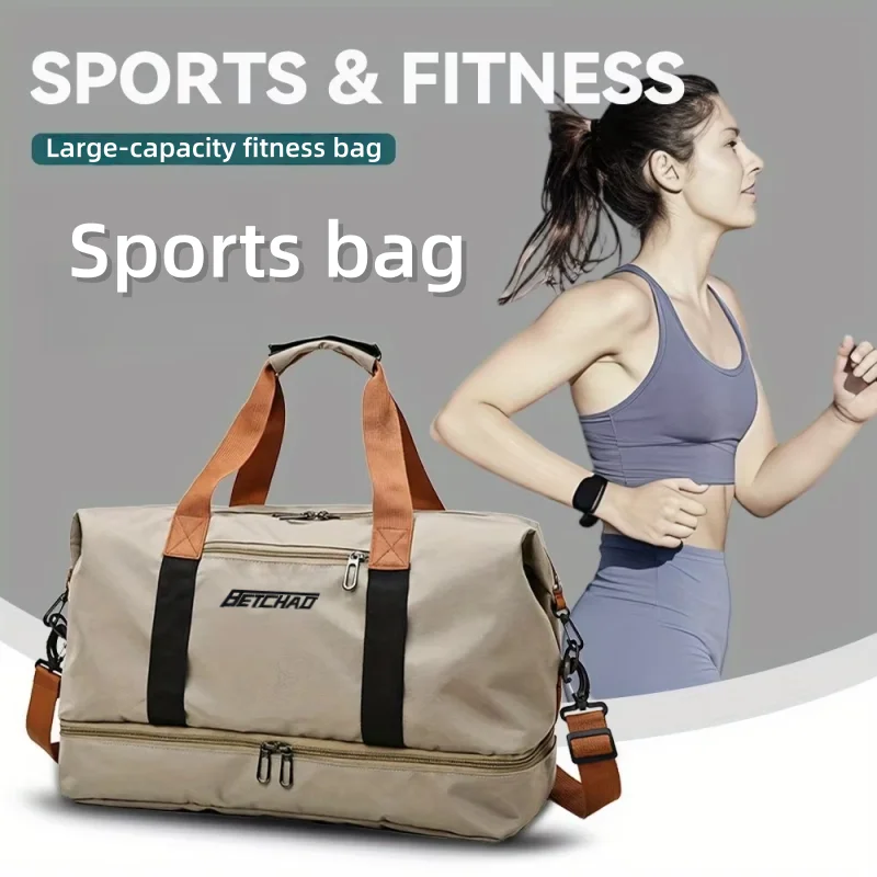 Large Capacity Waterproof Travel Fitness Duffel Bag for Men Sports Gym Workout Luggage Bag Sports Bag for Gym and Outdoor Use
Large Capacity Waterproof Travel Fitness Duffel Bag for Men Sports Gym Workout Luggage Bag Sports Bag for Gym and Outdoor Use