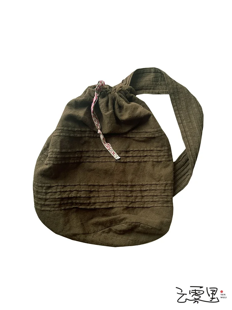 Soo Cloudy Original Design Vintage Artistic Simple Versatile Casual Crossbody Bag Linen Fabric Unisex Summer Outerwear
Soo Cloudy Original Design Vintage Artistic Simple Versatile Casual Crossbody Bag Linen Fabric Unisex Summer Outerwear