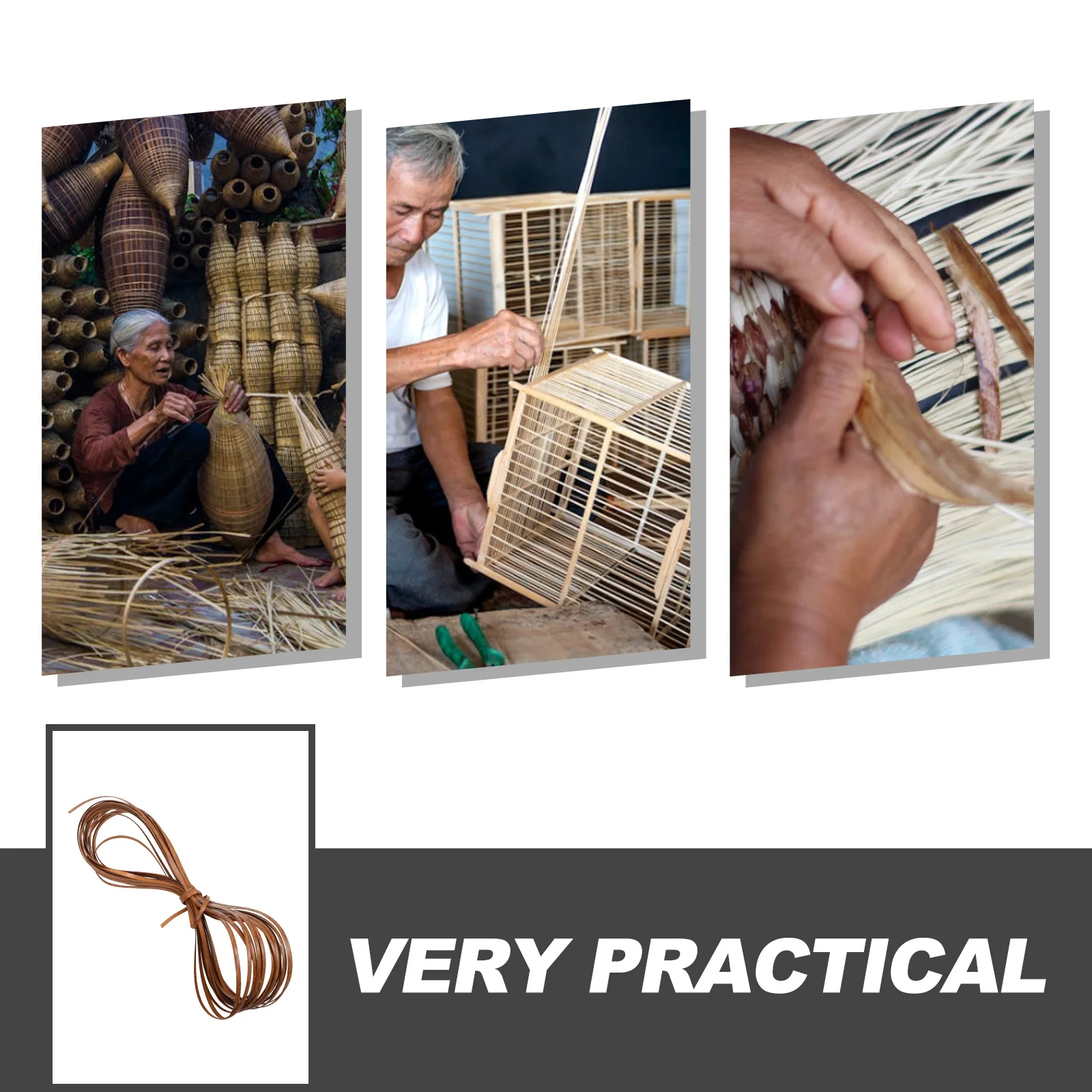 1 Roll Natural Pe Plastic Rattan Material For Diy Crafts Weaving Repair Chair Cabinet Storage Holder Balcony Mat Decor
1 Roll Natural Pe Plastic Rattan Material For Diy Crafts Weaving Repair Chair Cabinet Storage Holder Balcony Mat Decor