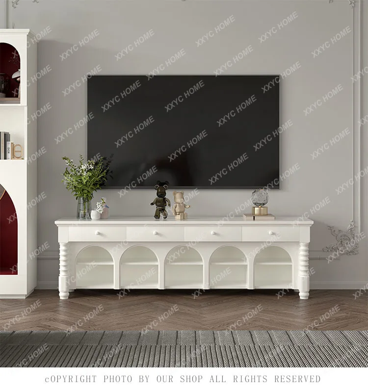 light luxury solid wood TV cabinet small apartment
light luxury solid wood TV cabinet small apartment