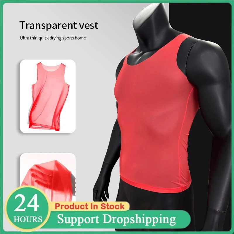 Men's Slimming Undershirts Sexy Transparent Gym Workout Tank Top Solid Breathable Comfortable High Elasticity Sleeveless Vests
Men's Slimming Undershirts Sexy Transparent Gym Workout Tank Top Solid Breathable Comfortable High Elasticity Sleeveless Vests