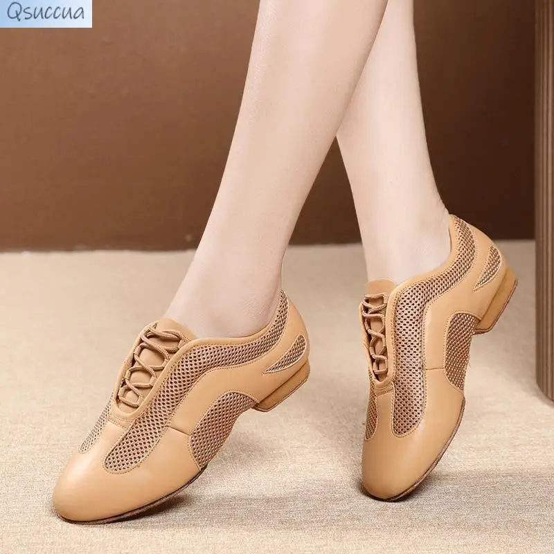 Latin Dance Shoes Women Salsa Jazz Dance Shoes Leather Breath Falt Heel Female Tango Ballroom Dancing Shoe Ladies Dance Sneakers
Latin Dance Shoes Women Salsa Jazz Dance Shoes Leather Breath Falt Heel Female Tango Ballroom Dancing Shoe Ladies Dance Sneakers