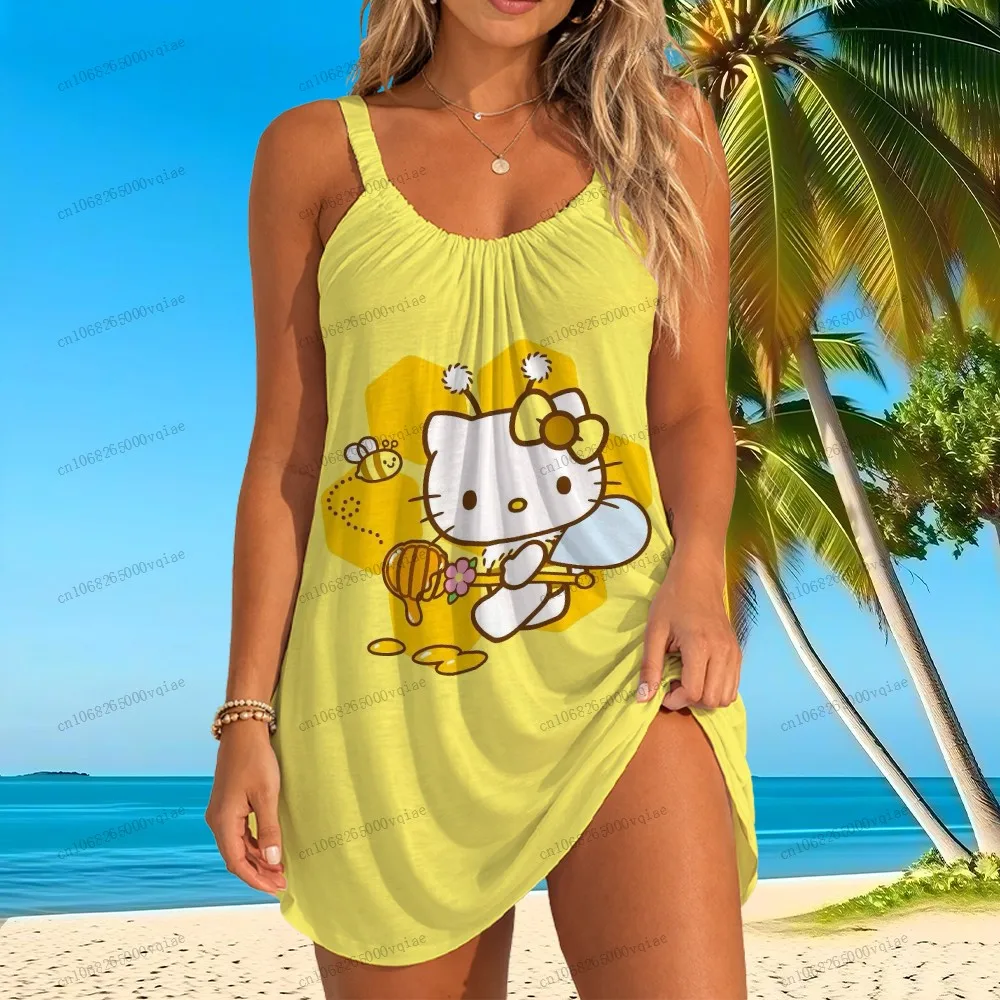 Sanrio Hello Kitty Hello Kitty Women's Beach Sling Dress Robe Sexy Femme New Dresses 2026 Slip Dress for Woman Clothes Lovely
Sanrio Hello Kitty Hello Kitty Women's Beach Sling Dress Robe Sexy Femme New Dresses 2026 Slip Dress for Woman Clothes Lovely