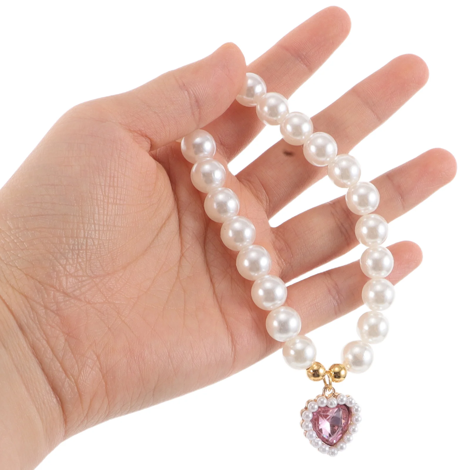 Pet Decorative Collar Stylish Pearl Heart Charm Necklace for Cats Dogs Cute Beaded Plastic Jewelry Adjustable Size Lightweight
Pet Decorative Collar Stylish Pearl Heart Charm Necklace for Cats Dogs Cute Beaded Plastic Jewelry Adjustable Size Lightweight