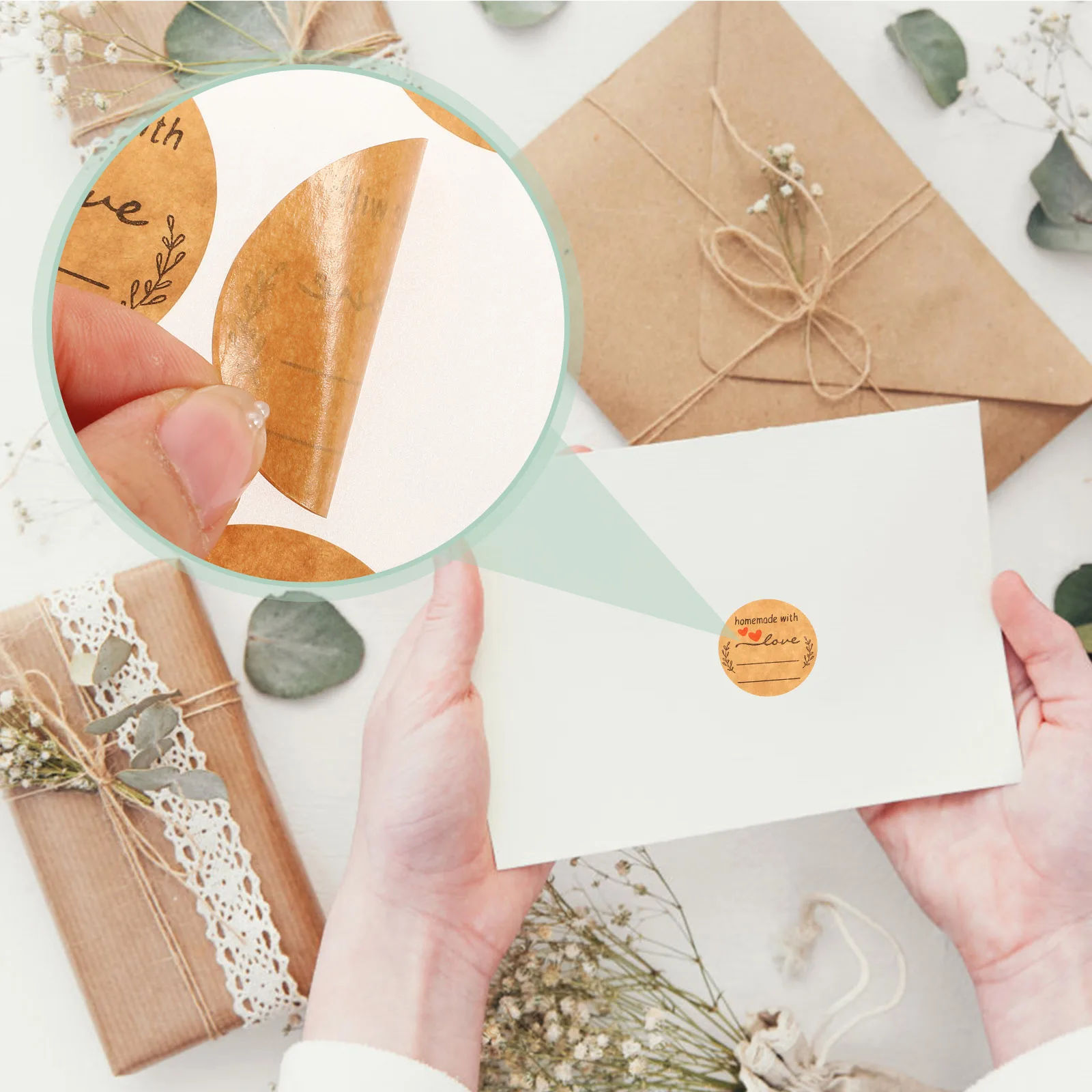 600 Sheets Sticker Labels Kraft Paper Self Adhesive Gift Tags Jar Sealing Decals Name Tags Sticker Folder Labeling
600 Sheets Sticker Labels Kraft Paper Self Adhesive Gift Tags Jar Sealing Decals Name Tags Sticker Folder Labeling