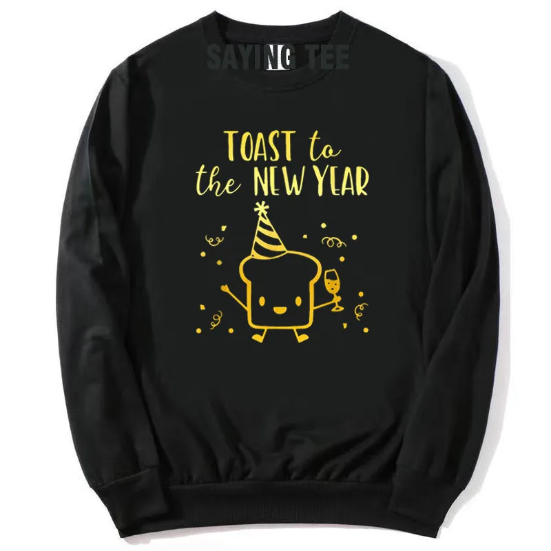 Happy New Year NYE Party Funny New Years Eve Pullower Sweater Toast To The New-Year Drinking Graphic Outfits Cool Cotton Sweater
Happy New Year NYE Party Funny New Years Eve Pullower Sweater Toast To The New-Year Drinking Graphic Outfits Cool Cotton Sweater