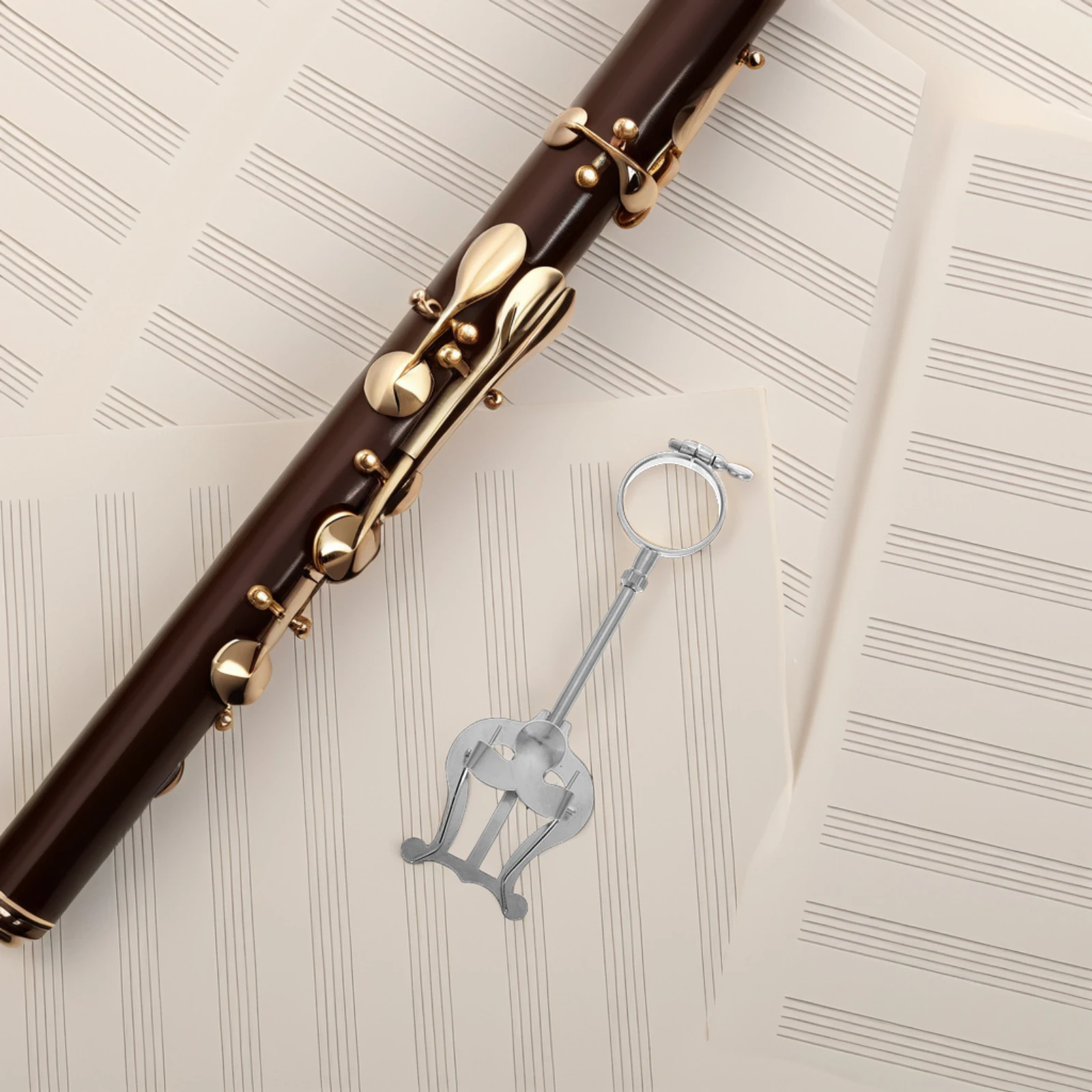 2pcs Adjustable Clarinet Music Sheet Holder Portable Marching Band Lyre Fixation Clamp For Trumpet Performance Stable Sheet
2pcs Adjustable Clarinet Music Sheet Holder Portable Marching Band Lyre Fixation Clamp For Trumpet Performance Stable Sheet