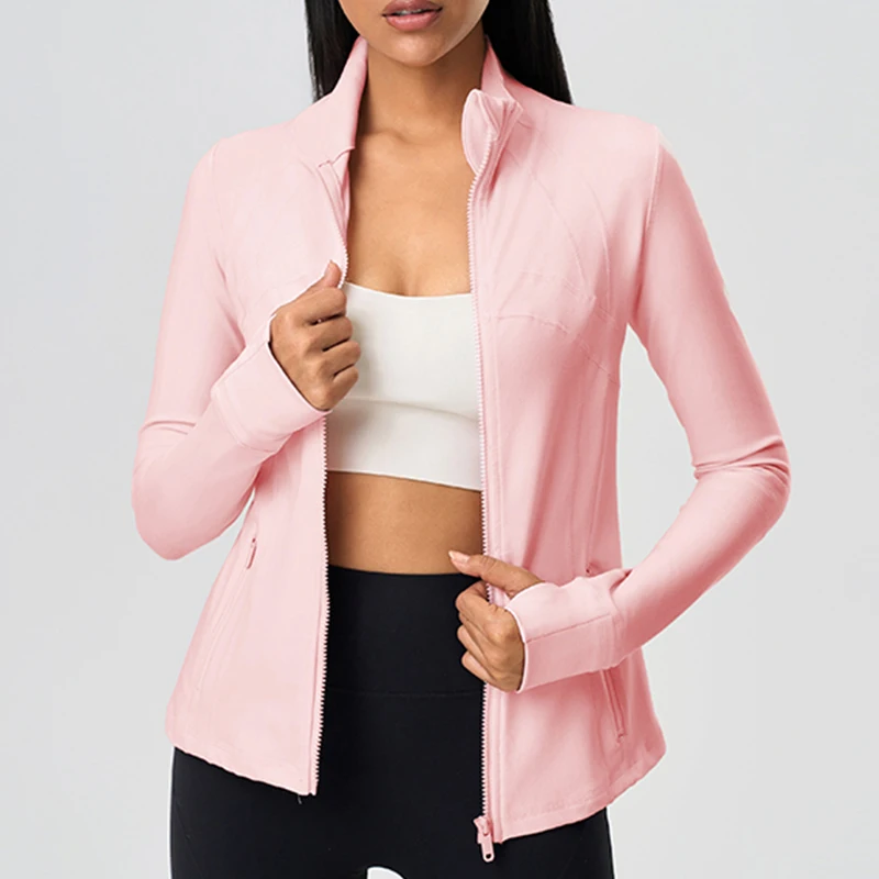 Women Stand Collar Yoga Jacket Long Sleeve Sweatshirt, Casual Sport Style Outerwear for Fitness Workout Training
Women Stand Collar Yoga Jacket Long Sleeve Sweatshirt, Casual Sport Style Outerwear for Fitness Workout Training