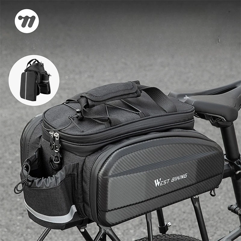 Hard Shell Bike Rear Rack Bag Large Capacity Bicycle Pannier Waterproof Mountain Bike Travel Storage Bag Cycling Equipment
Hard Shell Bike Rear Rack Bag Large Capacity Bicycle Pannier Waterproof Mountain Bike Travel Storage Bag Cycling Equipment