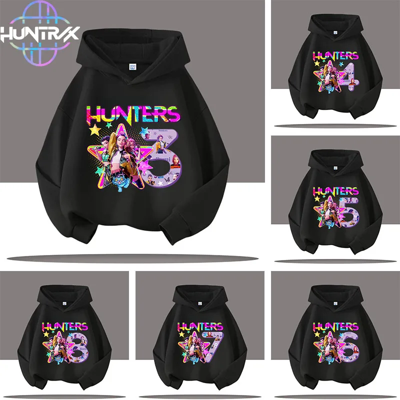 New K-pop Demon Hunters Children's Hoodie - 3-12 Years Old Girls' Casual Top - Boys' Sports Shirt with Digital Cartoon Print
New K-pop Demon Hunters Children's Hoodie - 3-12 Years Old Girls' Casual Top - Boys' Sports Shirt with Digital Cartoon Print