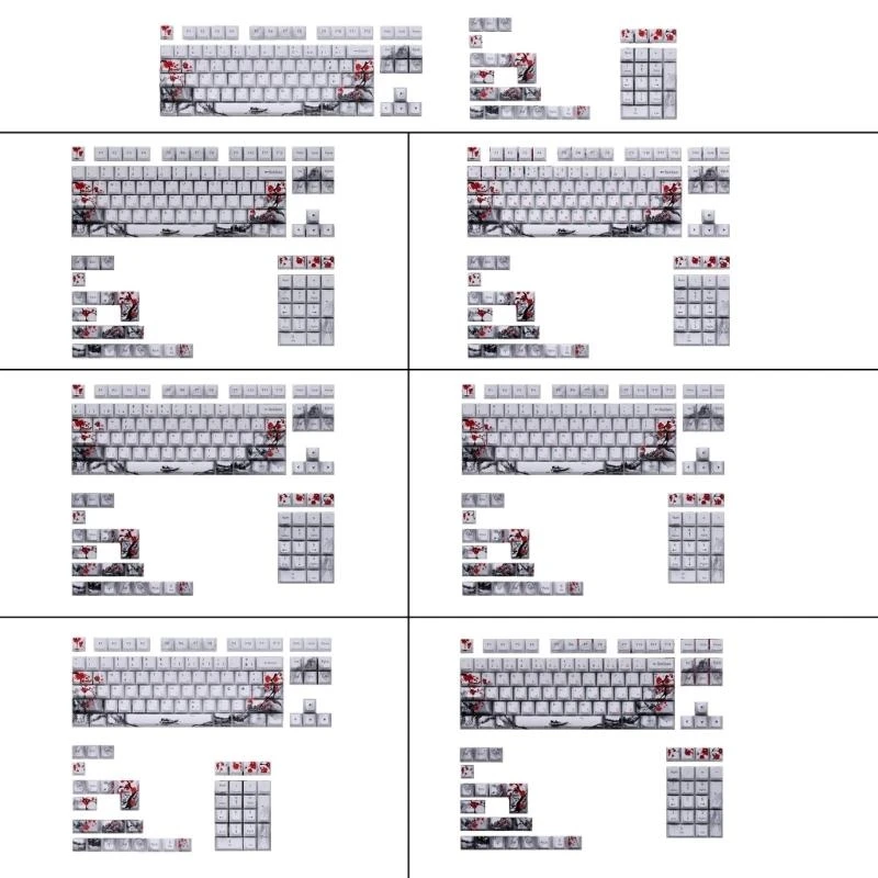128Key Mechanical Keyboards Keycaps OEM Height Sublimations Multiple Languages 83CF
128Key Mechanical Keyboards Keycaps OEM Height Sublimations Multiple Languages 83CF