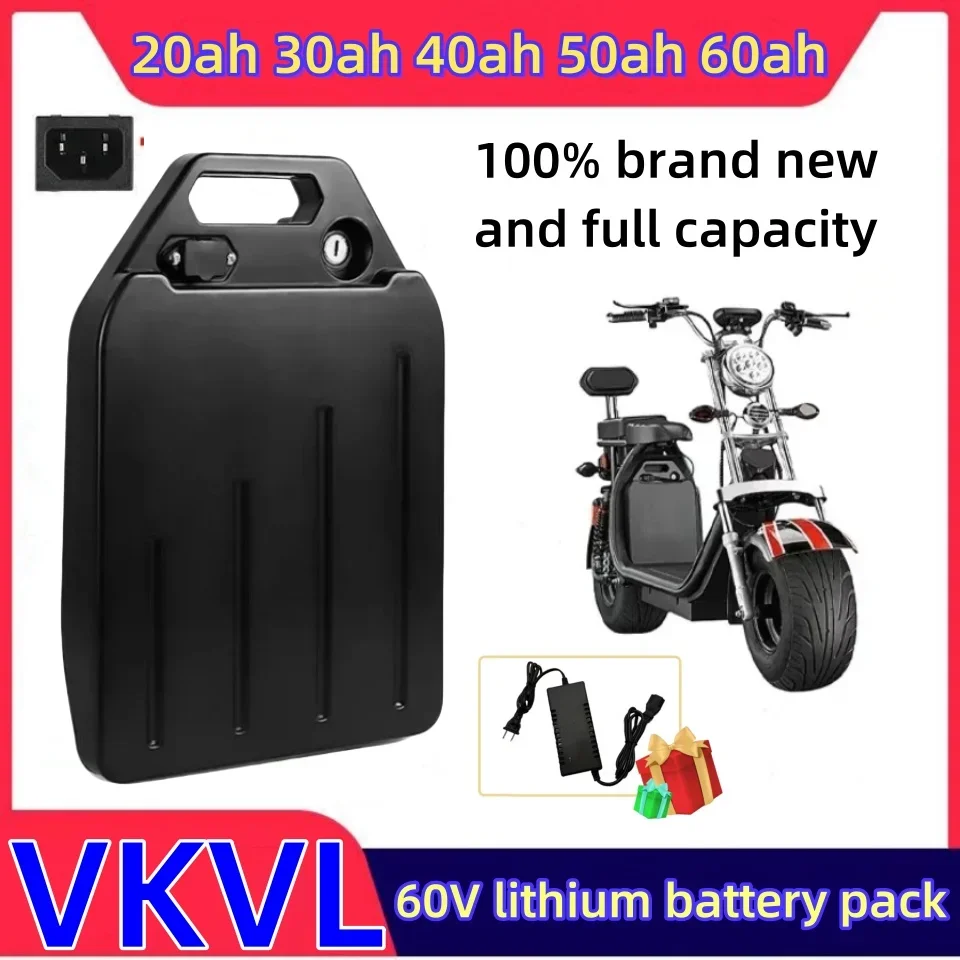 New 18650 high-capacity lithium battery, 60V20AH-100AH lithium battery pack, suitable for 250-2000W, with charger included
New 18650 high-capacity lithium battery, 60V20AH-100AH lithium battery pack, suitable for 250-2000W, with charger included
