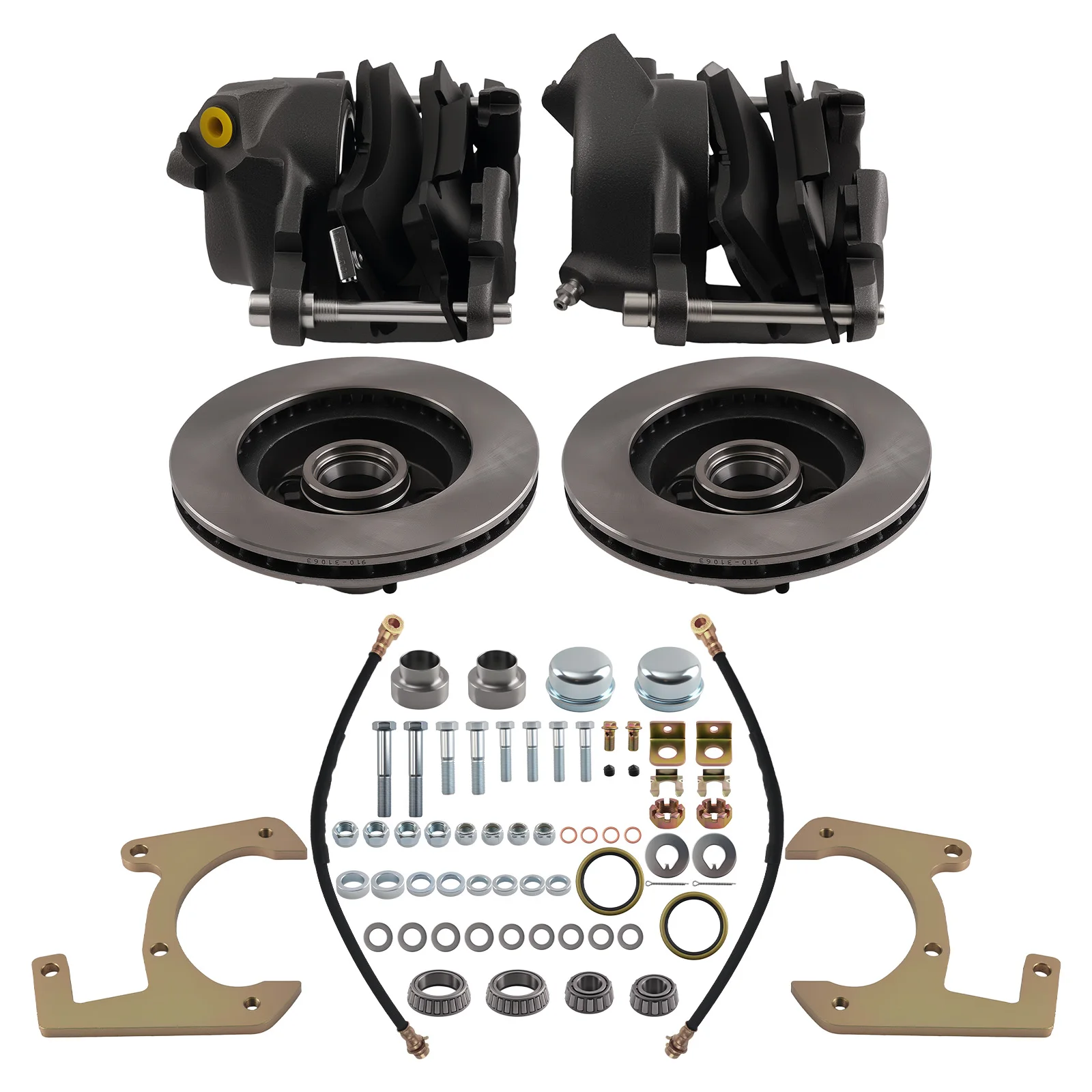 Front Disc Brake Conversion Kit for Chevy GMC Half-Ton 1947-1959 11 Inch Rotors
Front Disc Brake Conversion Kit for Chevy GMC Half-Ton 1947-1959 11 Inch Rotors