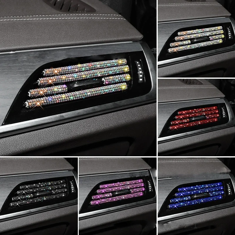 10Pcs Diamond Air Conditioner Outlet Decorative Strips Universal U Shape Rhinestones Grille Sticker Auto Interior Accessories
10Pcs Diamond Air Conditioner Outlet Decorative Strips Universal U Shape Rhinestones Grille Sticker Auto Interior Accessories