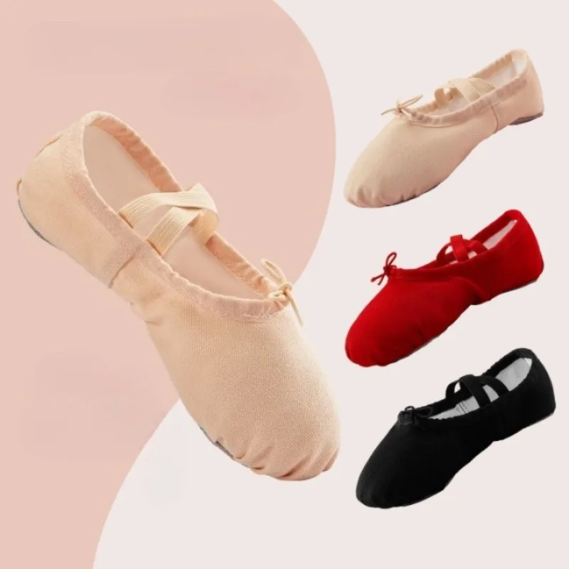 Girls Women Ballet Shoes Stretch Ballet Flats Free-lace Canvas Dance Slippers Elastic Split Soft Sole Ballet Dance Shoe for Kids
Girls Women Ballet Shoes Stretch Ballet Flats Free-lace Canvas Dance Slippers Elastic Split Soft Sole Ballet Dance Shoe for Kids