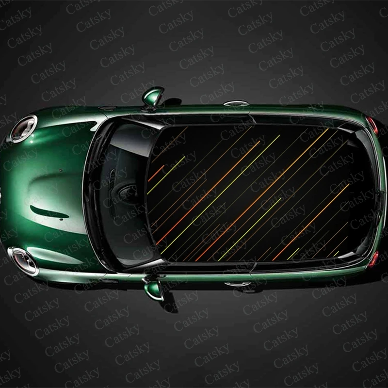 Abstract Lines Car Roof Sticker Wrap Racing SUV Accessories Packaging Painted PVC Custom Car Hood Graphic Decal Decoration
Abstract Lines Car Roof Sticker Wrap Racing SUV Accessories Packaging Painted PVC Custom Car Hood Graphic Decal Decoration