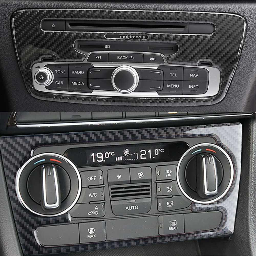 For Audi Q3 2012-2018 Carbon Fiber Console CD Panel Decoration Cover Trim Air Conditioner Control Frame Sticker Car Accessories
For Audi Q3 2012-2018 Carbon Fiber Console CD Panel Decoration Cover Trim Air Conditioner Control Frame Sticker Car Accessories