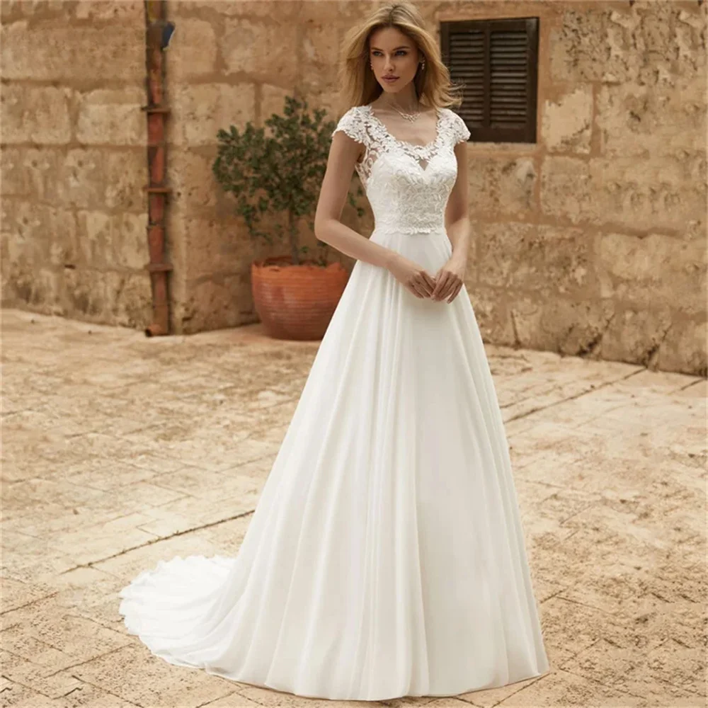 Wedding Dress Sleeveless Sweetheart Neck Lace Applique A Line Pleated Bride Dress Bridal Gowns Formal Wedding Bridal Dresses
Wedding Dress Sleeveless Sweetheart Neck Lace Applique A Line Pleated Bride Dress Bridal Gowns Formal Wedding Bridal Dresses