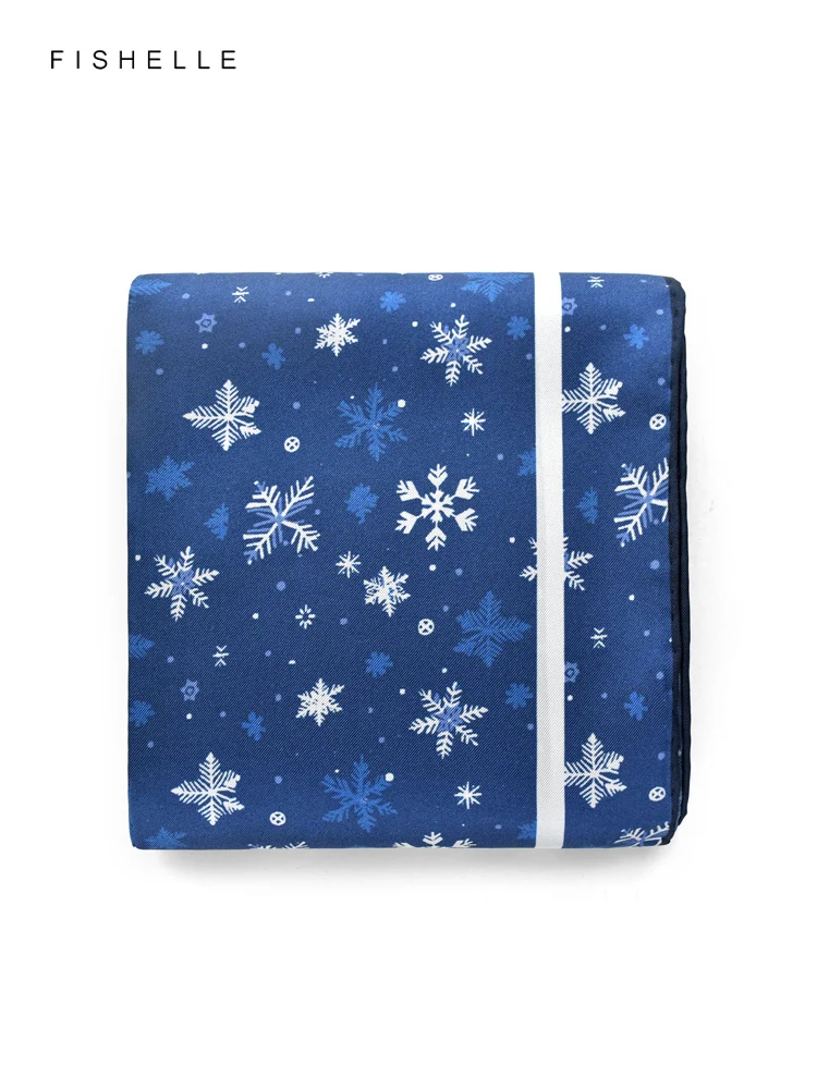 Blue snowflakes 100% natural silk scarf twill 65cm wrap women children scarves shawl luxury gifts headband christmas present
Blue snowflakes 100% natural silk scarf twill 65cm wrap women children scarves shawl luxury gifts headband christmas present