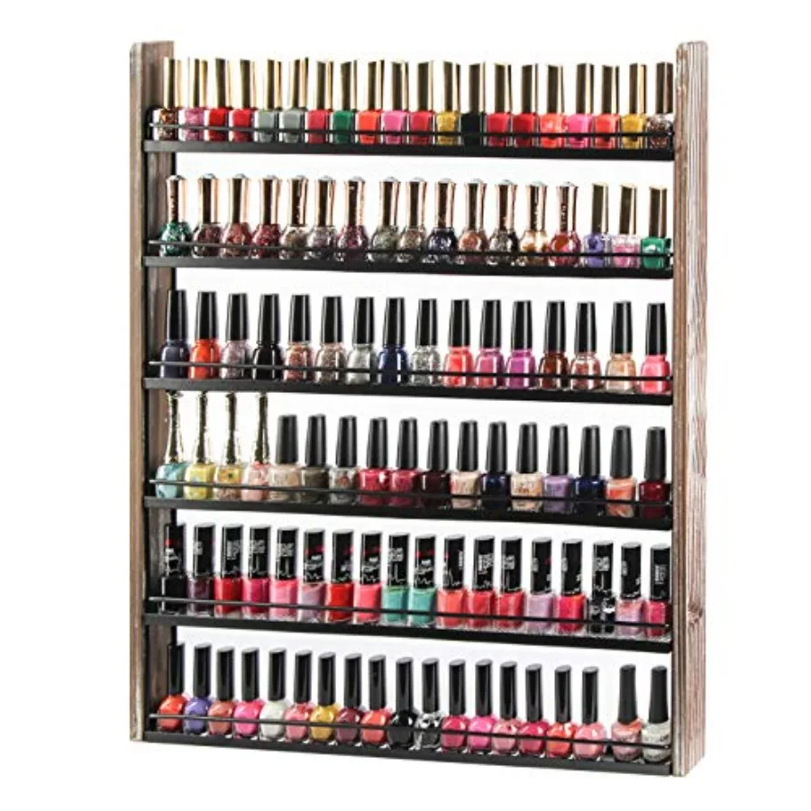 J JACKCUBE DESIGN Nail Polish Organizer with 6 Tier shelves 100 bottles Wall Mount Display Rack Makeup Bottles Holder Storage f
J JACKCUBE DESIGN Nail Polish Organizer with 6 Tier shelves 100 bottles Wall Mount Display Rack Makeup Bottles Holder Storage f
