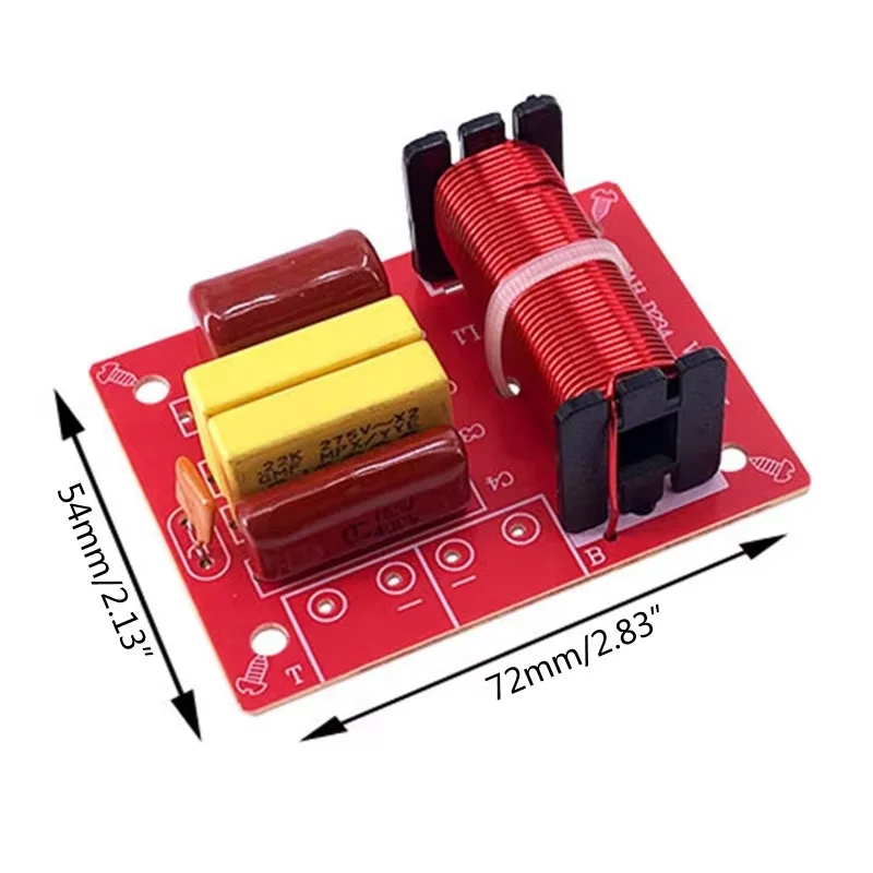 2pcs HiFi 2 Way Speaker Crossover High Low Pass Filter for DIY Home Theater Audio Upgrade
2pcs HiFi 2 Way Speaker Crossover High Low Pass Filter for DIY Home Theater Audio Upgrade
