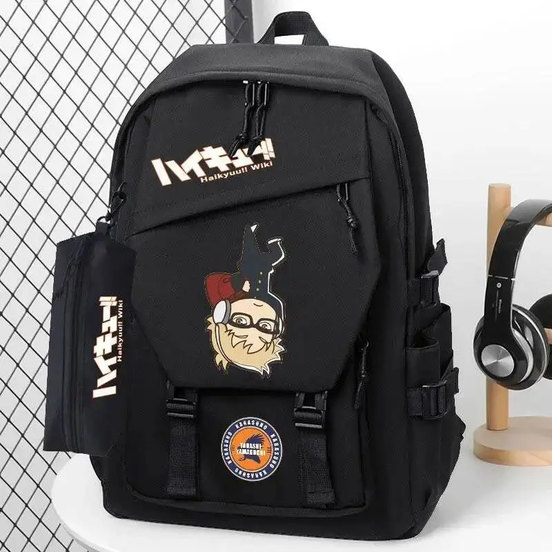 Anime Game Chibi Black Haikyuu Student Teens School Bags Large Capacity Mochilas Backpacks For Gift
Anime Game Chibi Black Haikyuu Student Teens School Bags Large Capacity Mochilas Backpacks For Gift
