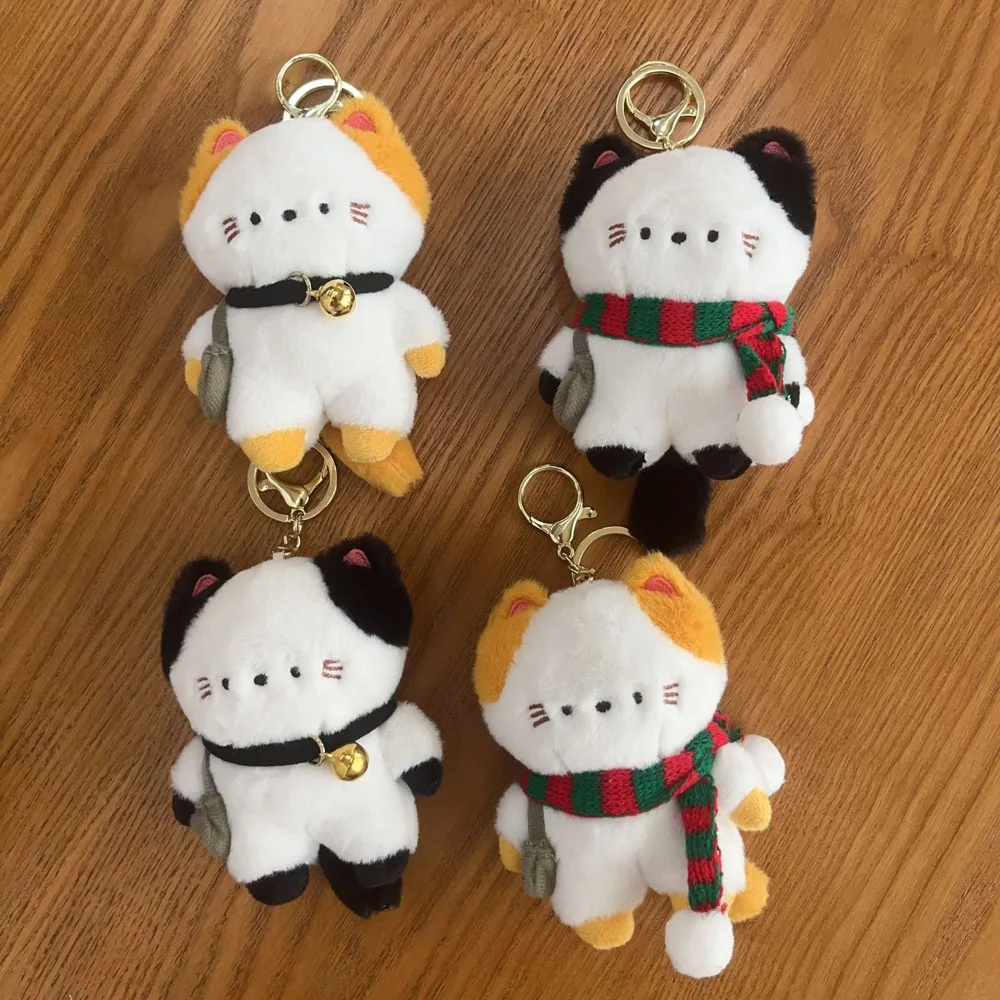 Travel Kitten Plush Cat Bag Pendant Bell Scarf Cat Plush Keyring Lovely Cute Plush Cat Doll Keychain Christmas Gift
Travel Kitten Plush Cat Bag Pendant Bell Scarf Cat Plush Keyring Lovely Cute Plush Cat Doll Keychain Christmas Gift