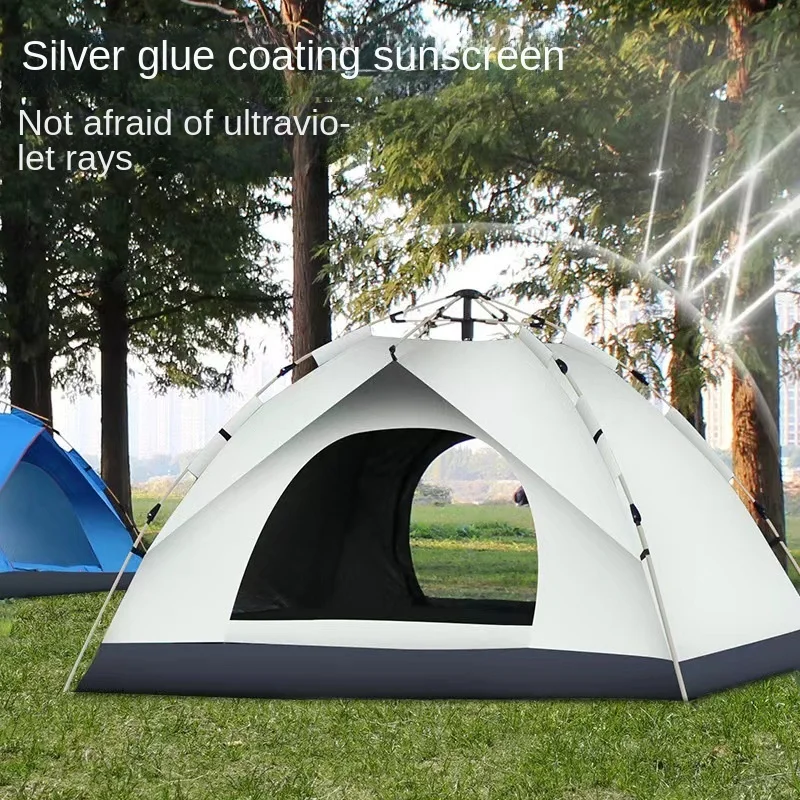 Outdoor tent camping camping fully automatic quick-opening folding sun and rainproof beach camping tent
Outdoor tent camping camping fully automatic quick-opening folding sun and rainproof beach camping tent