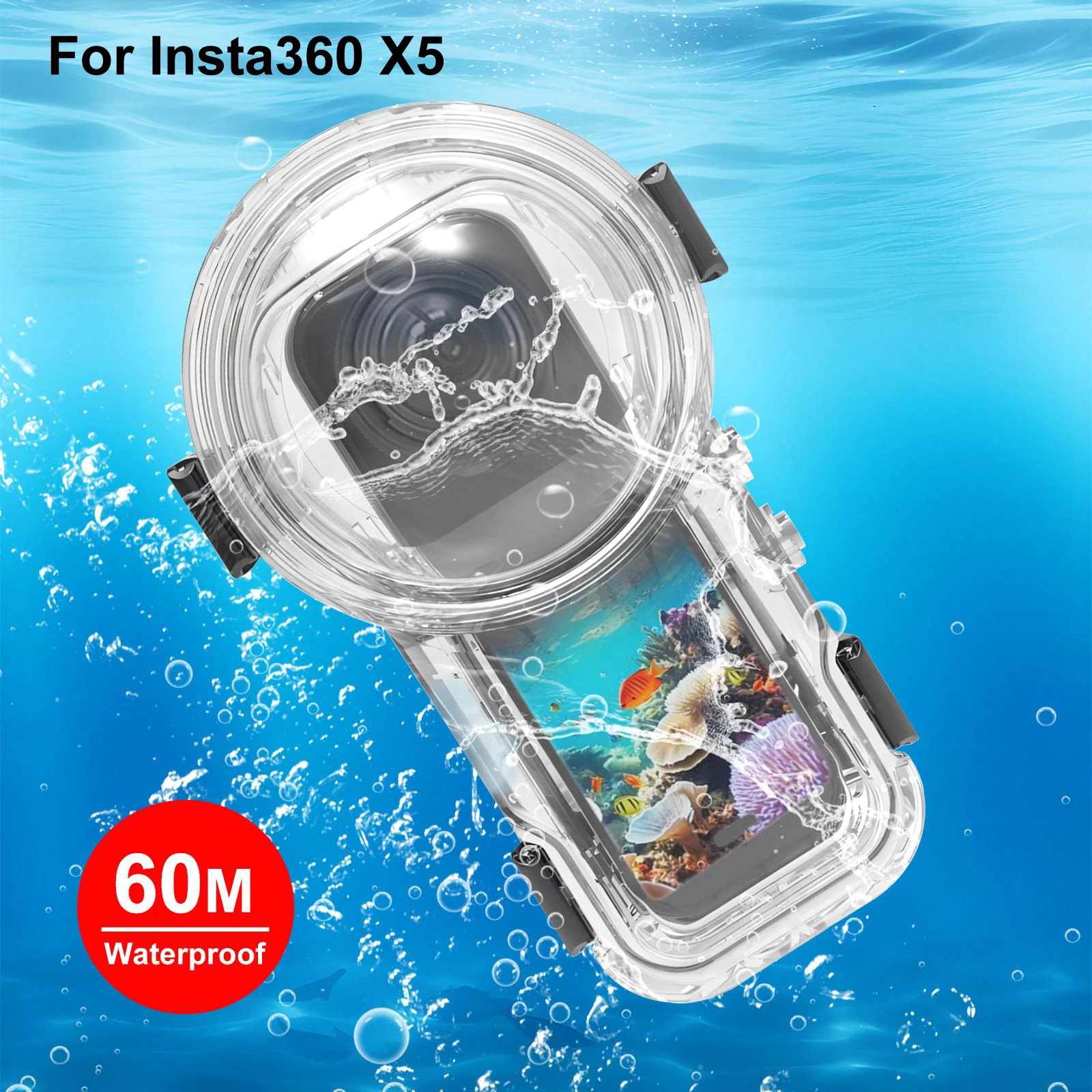 PULUZ для Insta360 X5 быстросъемный 60 м водонепроницаемый герметичный чехол для дайвинга для Insta360 X5 аксессуары для панорамной камеры чехол для дайвинга
PULUZ для Insta360 X5 быстросъемный 60 м водонепроницаемый герметичный чехол для дайвинга для Insta360 X5 аксессуары для панорамной камеры чехол для дайвинга
