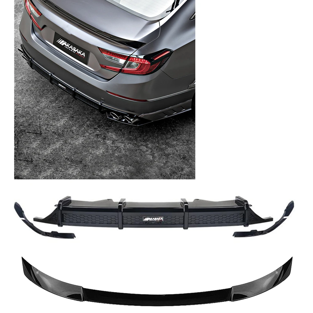 Car Trunk Lid Roof Spoiler Wing Splitter & Rear Bumper Diffuser Lip For Honda Accord 2018-2020 AKASAKA
Car Trunk Lid Roof Spoiler Wing Splitter & Rear Bumper Diffuser Lip For Honda Accord 2018-2020 AKASAKA