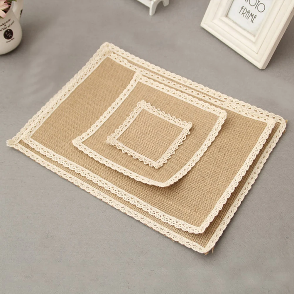 8pcs Retro Jute Thermal Insulation Waterproof Table Mat Coasters Tea Cup Holder Place Mat (Square Shape)
8pcs Retro Jute Thermal Insulation Waterproof Table Mat Coasters Tea Cup Holder Place Mat (Square Shape)
