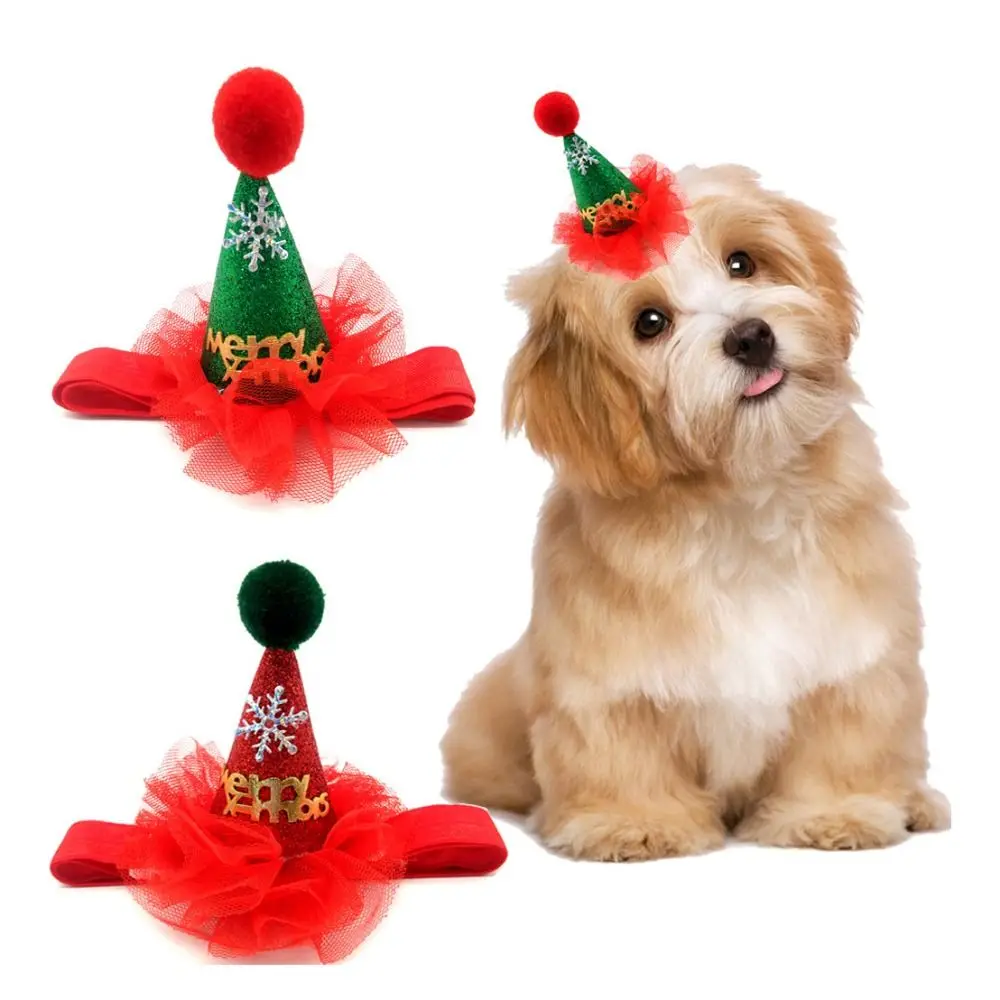 Decorative Conical Shape Christmas Dog Hat Adjustable Strap With Lace Dog Snowman Cap Red/Green Cloth Pet Xmas Cap Holiday
Decorative Conical Shape Christmas Dog Hat Adjustable Strap With Lace Dog Snowman Cap Red/Green Cloth Pet Xmas Cap Holiday