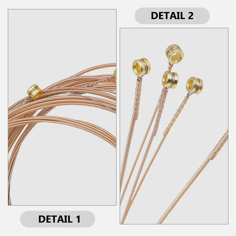 12Pcs Phosphor Copper Guitar Strings High Quality Durable Clear Sound Replacement Strings for Acoustic Folk Guitar Accessories
12Pcs Phosphor Copper Guitar Strings High Quality Durable Clear Sound Replacement Strings for Acoustic Folk Guitar Accessories