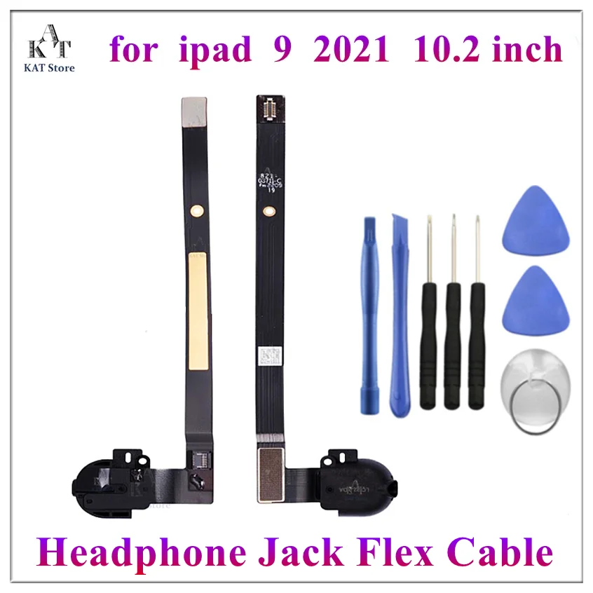 1Pcs Headphone Earphone Audio Jack Flex Cable Compatible for IPad 9 9th Gen 10.2 Inch 2021 Wifi Cellular Version Repair parts 
1Pcs Headphone Earphone Audio Jack Flex Cable Compatible for IPad 9 9th Gen 10.2 Inch 2021 Wifi Cellular Version Repair parts