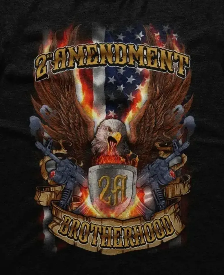 2nd Amendment Brotherhood Eagle American Flag T-Shirt 100% Cotton O-Neck Summer Short Sleeve Casual Mens T-shirt Size S-3XL
2nd Amendment Brotherhood Eagle American Flag T-Shirt 100% Cotton O-Neck Summer Short Sleeve Casual Mens T-shirt Size S-3XL