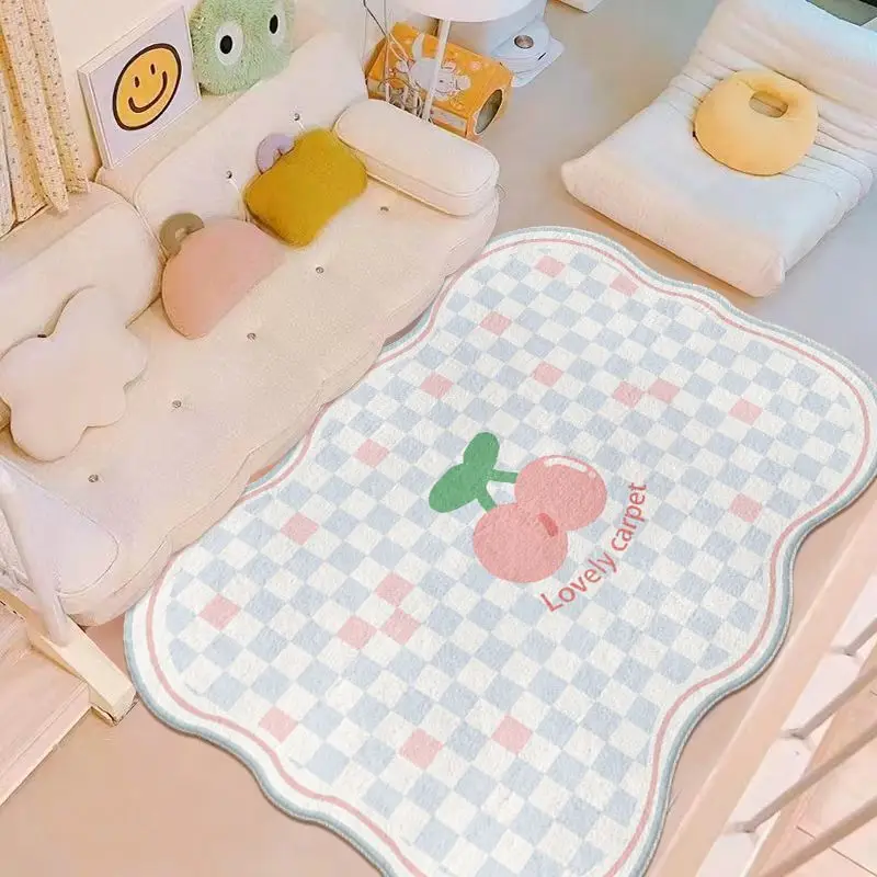 Cute Cartoon Plush Carpet Ins Girl Bedroom Bedside Soft Carpets Modern Living Room Decoration Rug Simple Cloakroom Non-slip Rugs
Cute Cartoon Plush Carpet Ins Girl Bedroom Bedside Soft Carpets Modern Living Room Decoration Rug Simple Cloakroom Non-slip Rugs