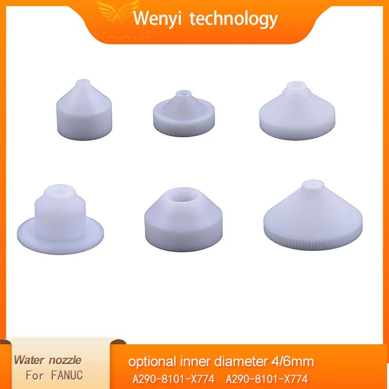 WEDM Water Flushing Nozzle F209 F210 F211 F212 F213 F221 4/6mm Hole Wire Cut EDM Replacement Consumables Compatible with FANUC
WEDM Water Flushing Nozzle F209 F210 F211 F212 F213 F221 4/6mm Hole Wire Cut EDM Replacement Consumables Compatible with FANUC
