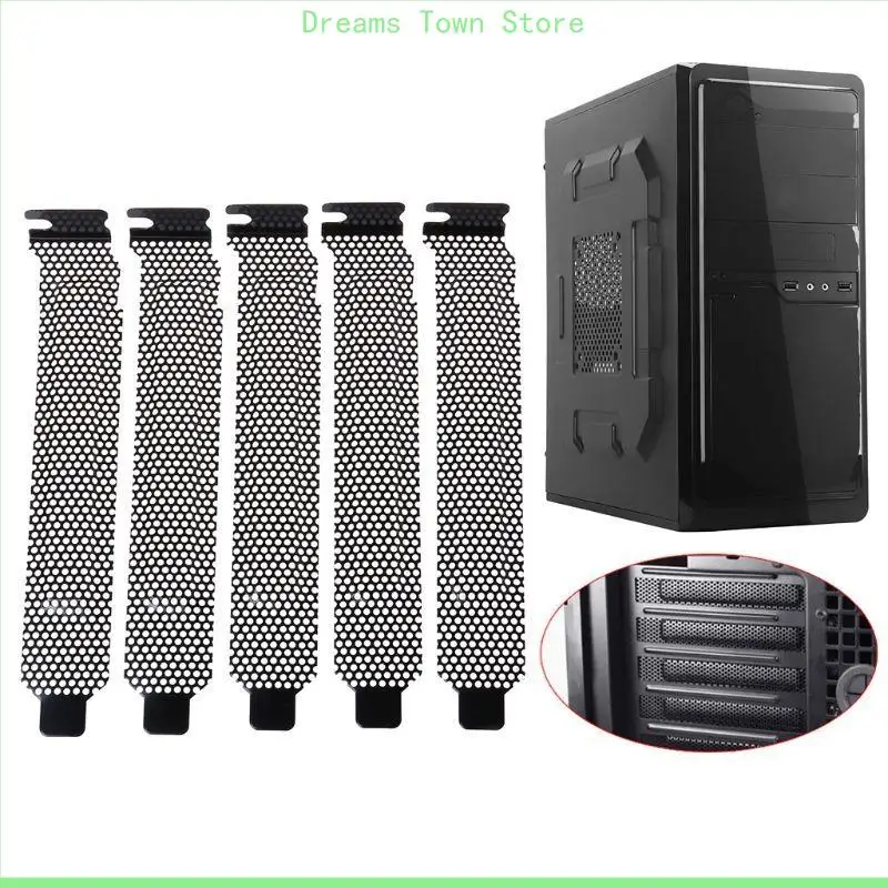 HX6A 120x20mm Hard Steel Black Mesh PCI Chassis Slot Covers Bracket Fan Dust Filter
HX6A 120x20mm Hard Steel Black Mesh PCI Chassis Slot Covers Bracket Fan Dust Filter